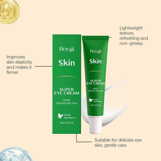 2pcs Hydrating And Firming Eye Cream - Daily Moisturizing And Softening for Eye Area, Moisturize, Firm, Smooth And Delicate Skin, Making It Look Youthful And Elastic, Mild Formula Friendly for Sensitive Skin, Suitable for All Skin Types